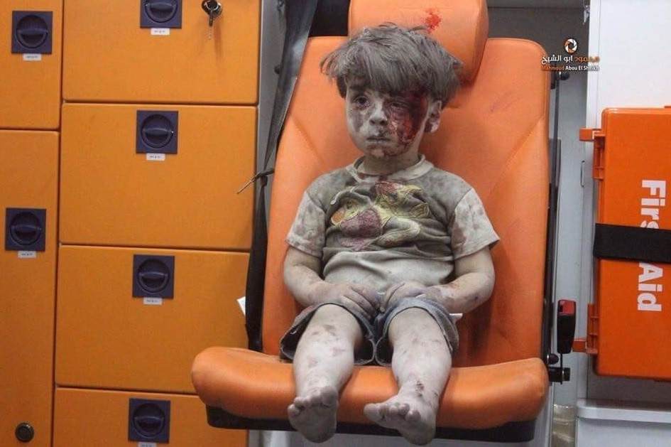 A healed Omran, Aleppo's boy in the ambulance, shown in new footage