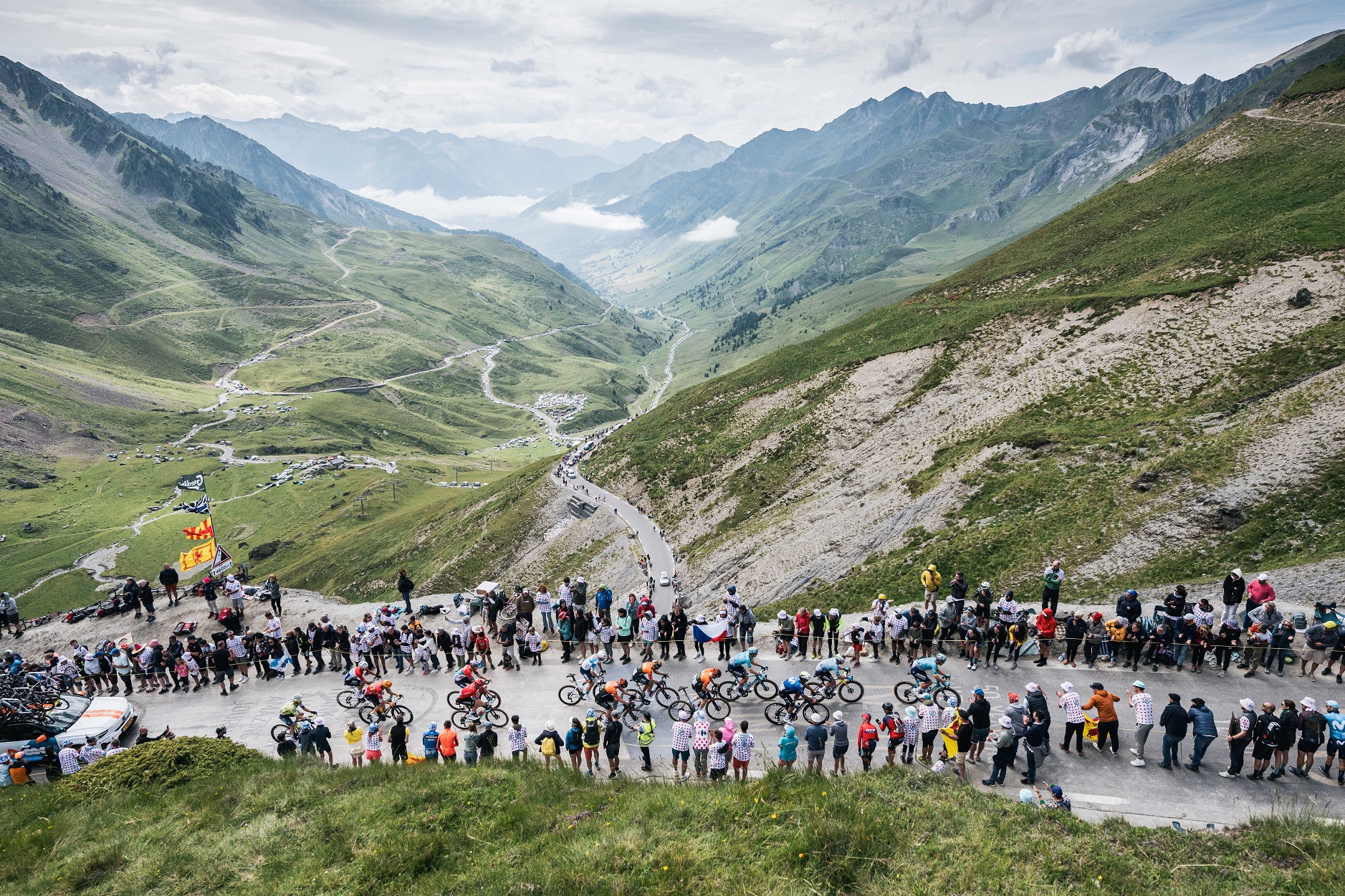 20240713TDF1089-A.S.O. Charly Lopez 13/07/2024 - Tour de France 2024 - Étape 14 - Pau / Saint-Lary-Soulan Pla d’Adet (151,9 km) - Col du Tourmalet