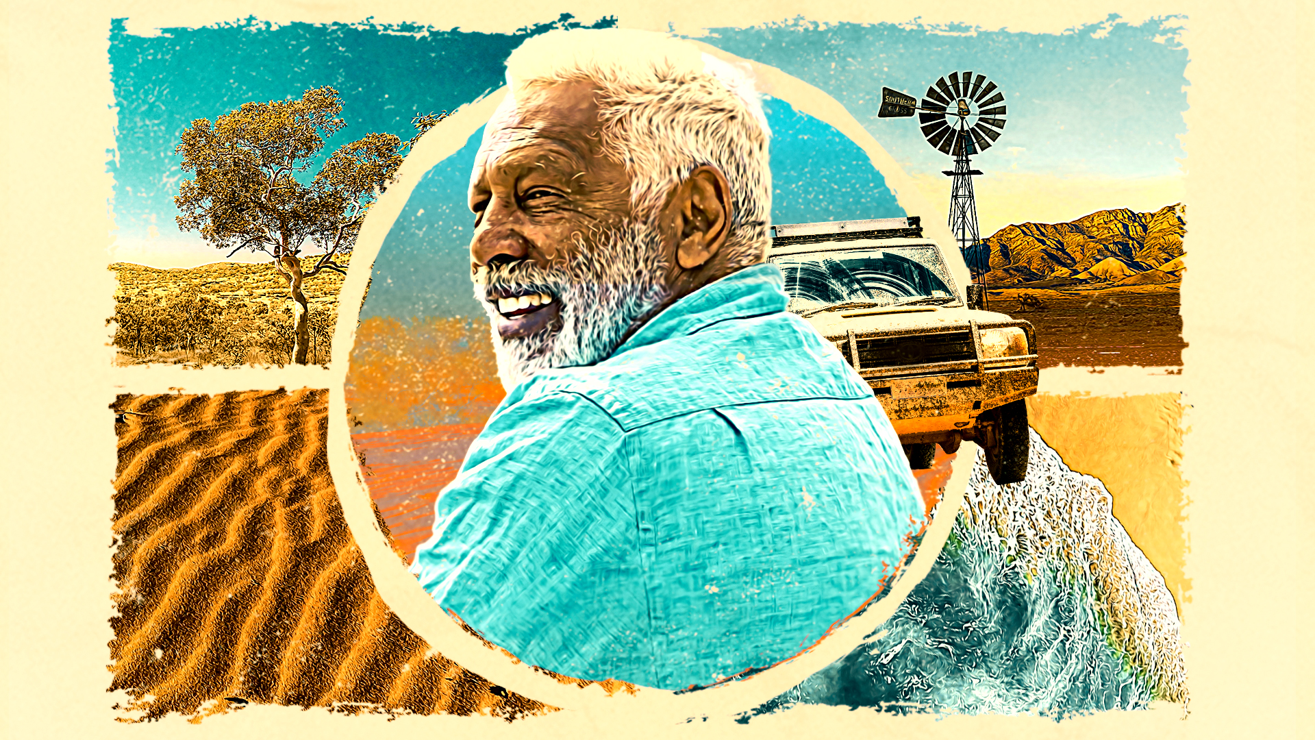 Going Places with Ernie Dingo season 6_Key Art. Courtesy of SBS and NITV