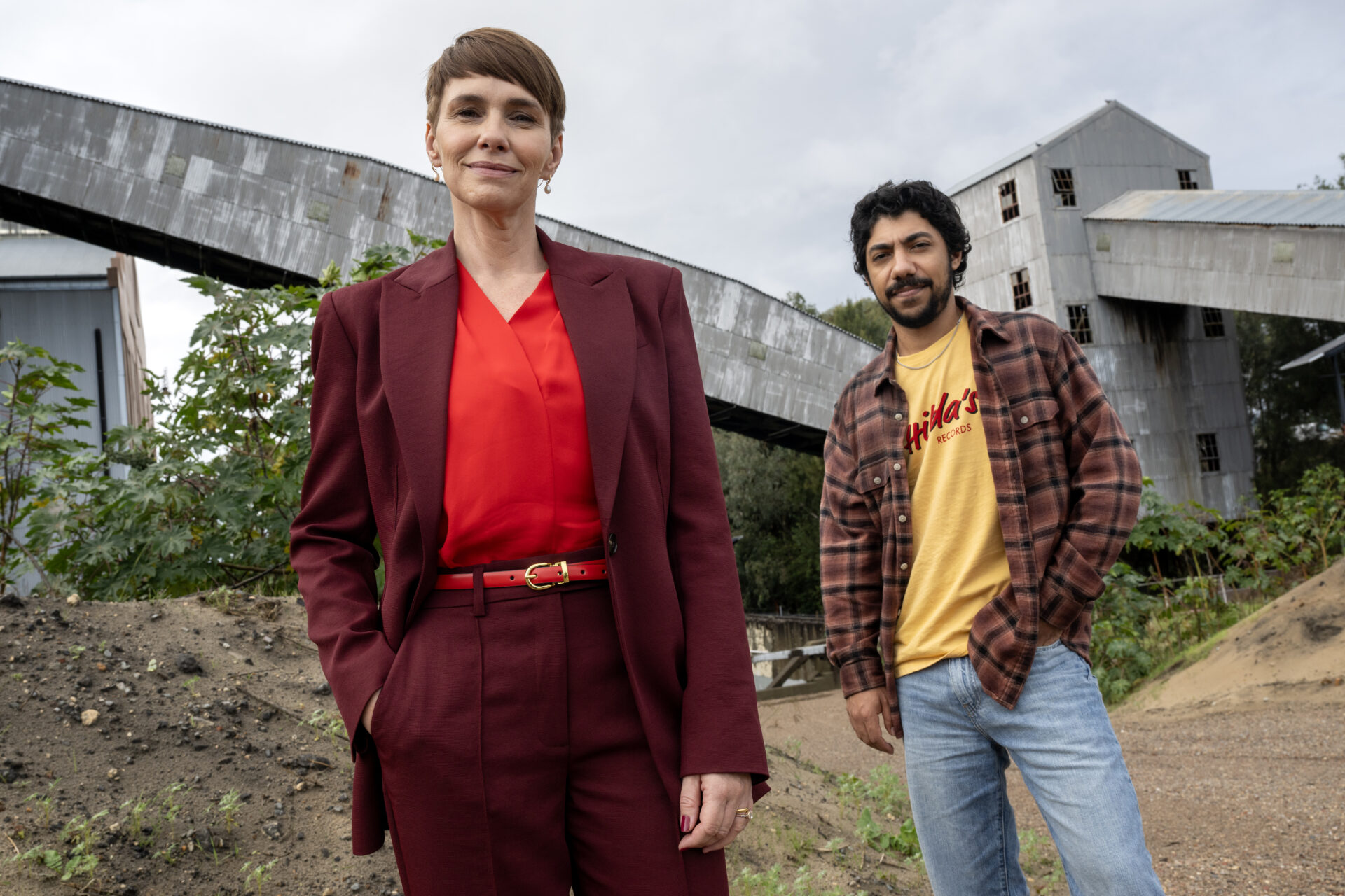 RECKLESS -  Tasma Walton as JUNE and Hunter Page-Lochard as CHARLIE - Photograph by David Dare Parker